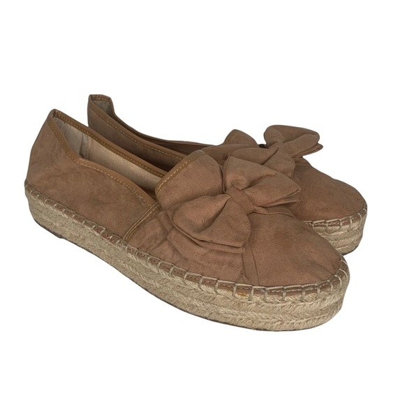 Circus by Sam Edelman Cali Bow platform Espadrilles Women’s Size 11 Tan - Picture 1 of 9